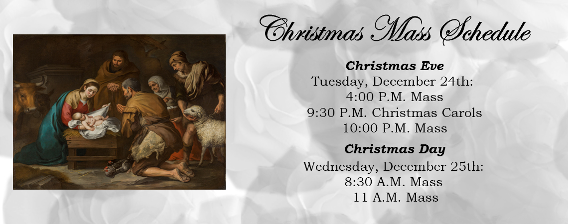 Christmas Mass Schedule